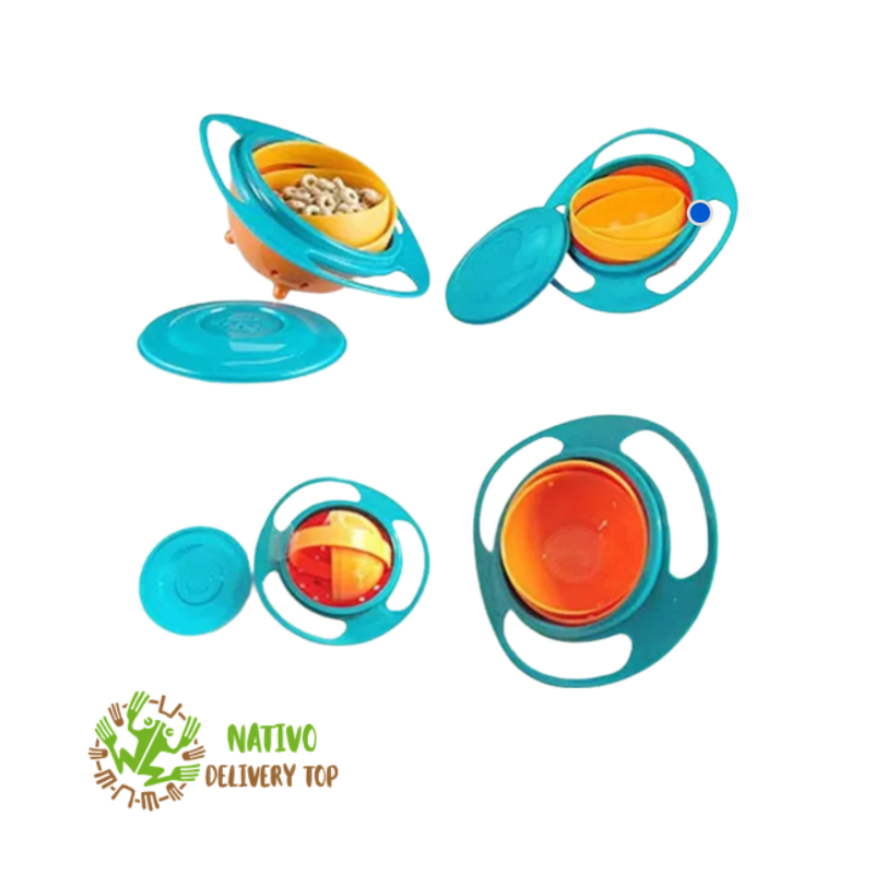 Plato Bowl 360° Antiderrame Para Bebé