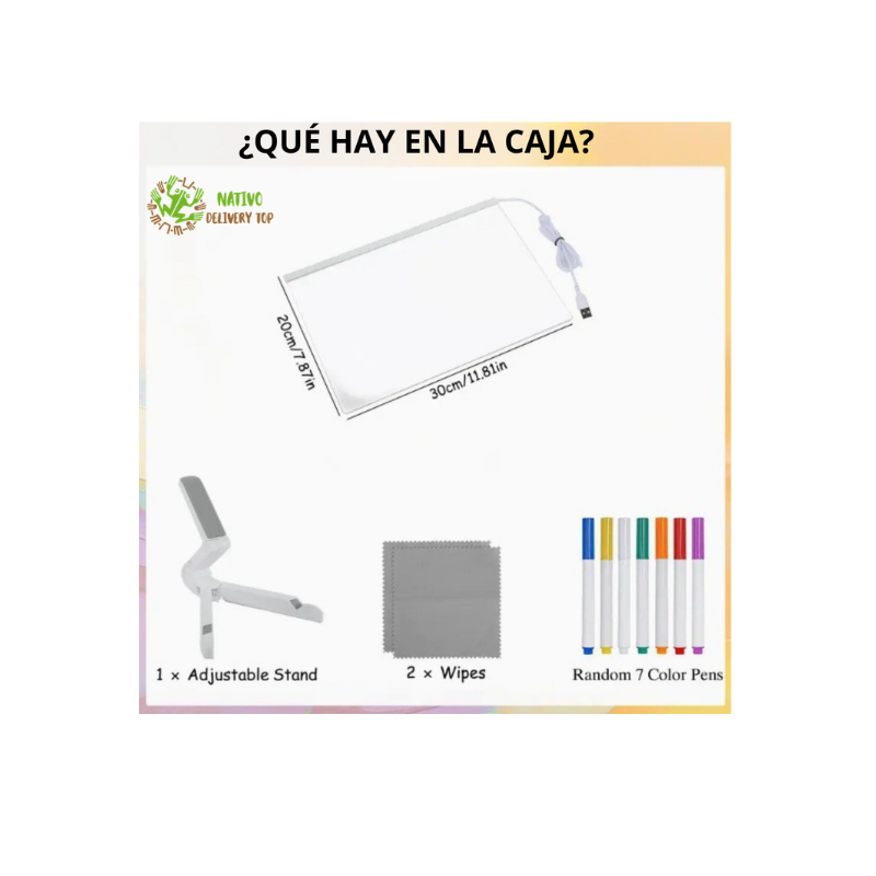 Pizarra LED Dibujos